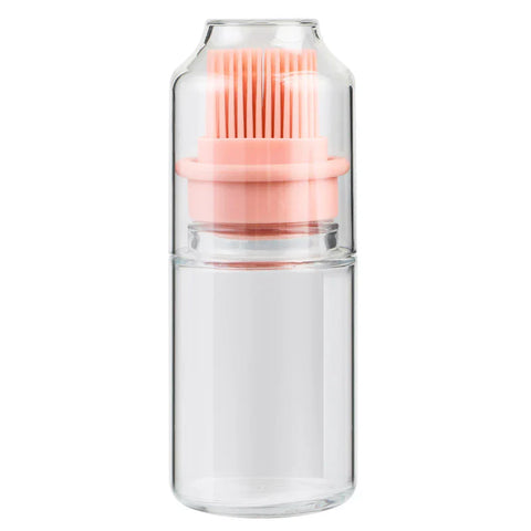 Portable Oil Bottle with Brush Silicone Barbecue Liquid Gadgets High-temperature Kitchen Baking Pastry Barbecue BBQ Tool Portable Oil Bottle with Brush Silicone Barbecue Liquid Gadgets High-temperature Kitchen Baking Pastry Barbecue BBQ Tool