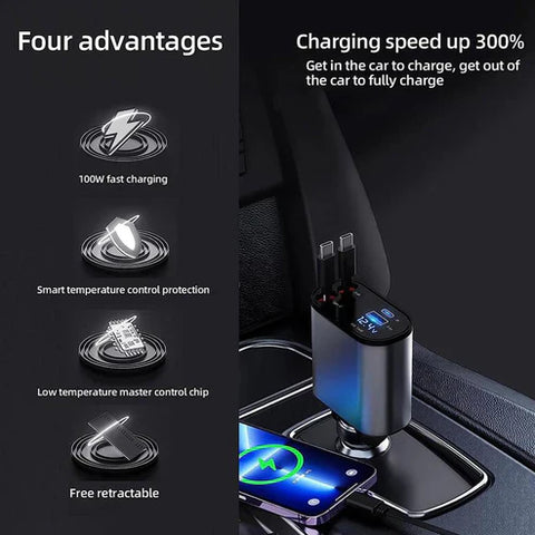 4 in 1 Retractable Charger 4 in 1 Retractable Charger