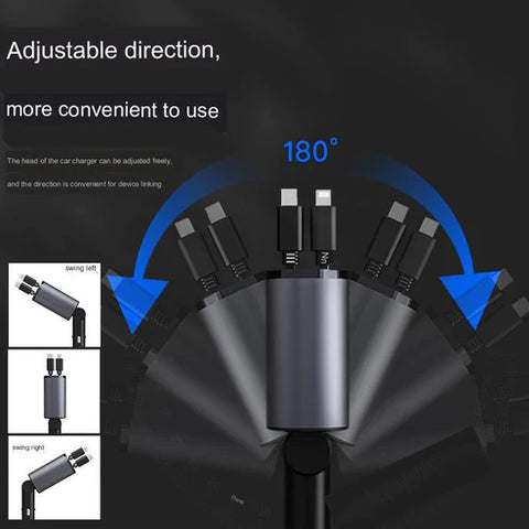 4 in 1 Retractable Charger 4 in 1 Retractable Charger