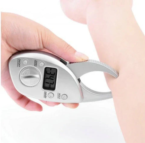 Digital Body Fat Caliper Skinfold Caliper LCD Display Analyzer Tape Measure Pack Slimming Scales Loss Weight Anti-slip Handle Digital Body Fat Caliper Skinfold Caliper LCD Display Analyzer Tape Measure Pack Slimming Scales Loss Weight Anti-slip Handle