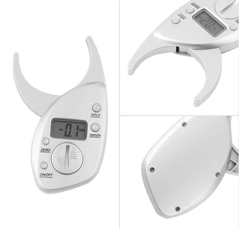 Digital Body Fat Caliper Skinfold Caliper LCD Display Analyzer Tape Measure Pack Slimming Scales Loss Weight Anti-slip Handle Digital Body Fat Caliper Skinfold Caliper LCD Display Analyzer Tape Measure Pack Slimming Scales Loss Weight Anti-slip Handle