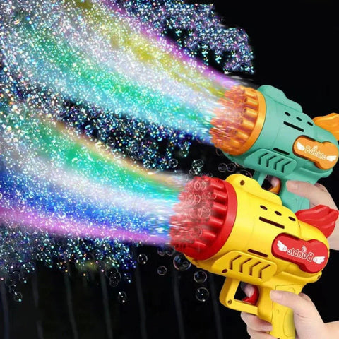 Luminous Bubble Gun Gatling Electric Children's Small Toys Luminous Bubble Gun Gatling Electric Children's Small Toys