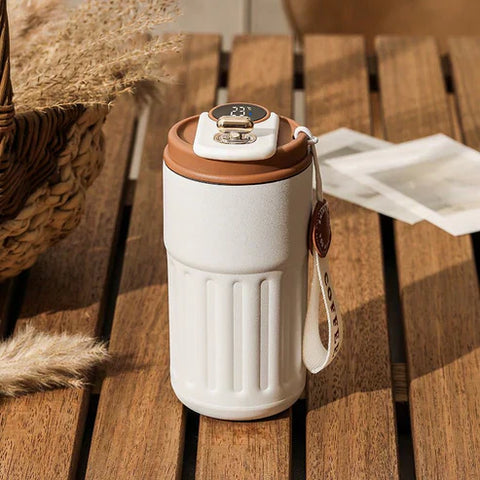 Smart Digital Thermal Bottle Portable Coffee Mug Stainless Steel Water Bottle In-Car Insulated Cup Keep Cold Vacuum Flasks 450ml Smart Digital Thermal Bottle Portable Coffee Mug Stainless Steel Water Bottle In-Car Insulated Cup Keep Cold Vacuum Flasks 450ml